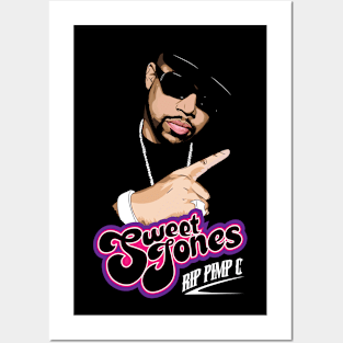 Sweet Jones Pimp C RIP Underground Kings UGK Posters and Art